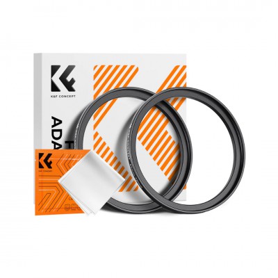 K&F 67-72mm Adapter Ring STEP-UP 2 PCS + 1 PCS Cleaning Cloth ประกันศูนย์ไทย