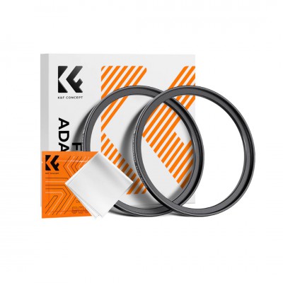 K&F 77-82mm Adapter Ring STEP-UP 2 PCS + 1 PCS Cleaning Cloth ประกันศูนย์ไทย