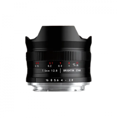 Brightin Star 7.5mm F2.8 APS-C Fisheye Manual Focus Lens With ND Filter for E Mount ประกันศูนย์ไทย