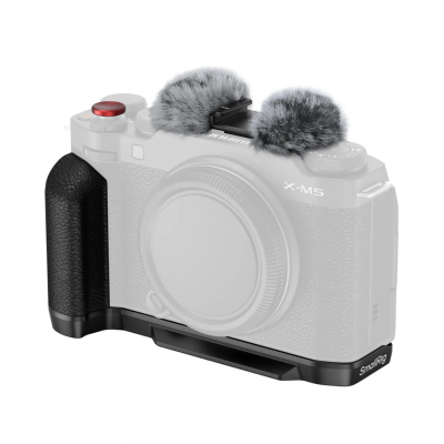 SmallRig 4876 L-Shape Mount Plate with Silicone Handle for FUJIFILM X-M5 (Black) ประกันศูนย์ไทย