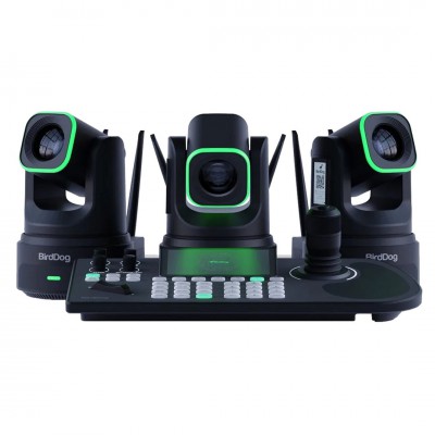 BirdDog 3x BDX4U Black + 1x BDKBD Keyboard Combo ชุดบันเดิลกล้อง สำหรับไลฟ์สตรีม ออกอากาศ ถ่ายทอดสด ประกันศูนย์ไทย