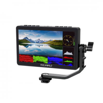 FEELWORLD F5 Pro V4 6 Inch Touch Screen 3D LUT DSLR Camera Field Monitor with F970 External Kit ประกันศูนย์ไทย