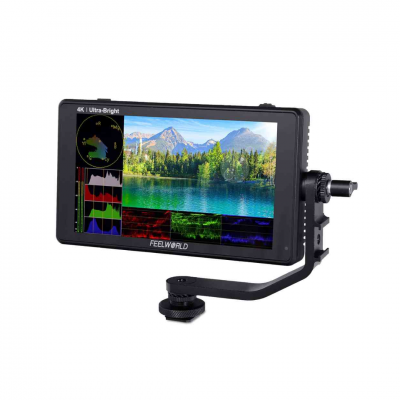 FEELWORLD LUT6S 6 Inch 2600nits HDR/3D LUT Touch Screen DSLR Camera Field Monitor 3G-SDI 4K HDMI ประกันศูนย์ไทย