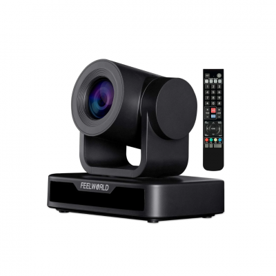 FEELWORLD USB10X การประชุมทางวิดีโอ USB PTZ กล้อง 10X ซูมออปติคอล Full HD 1080p สำหรับการสตรีมสด ประกันศูนย์ไทย