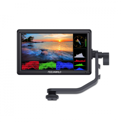 FEELWORLD FW568 V3 6 inch DSLR Camera Field Monitor with Waveform LUTs Video Peaking Focus Assist ประกันศูนย์ไทย