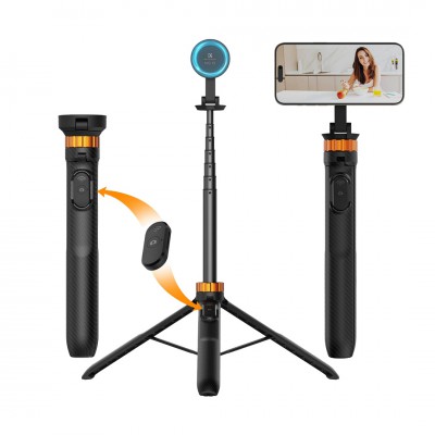 K&F MS19 Magnetic Selfie Tripod with Bluetooth (30-159CM) ประกันศูนย์ไทย 2 ปี