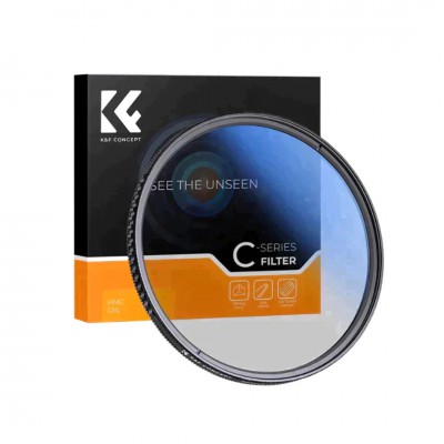 K&F 49mm Nano-C CPL FILTER SLIM Anti-Reflective with Japan Optics 18 Layer Coating ประกันศูนย์ไทย 2 ปี
