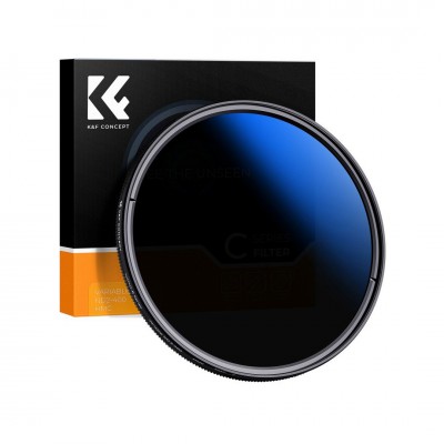 K&F 77mm Nano-C, VND Filter ND2-2000 (1-11 Stops), Anti-reflective, Japan Optics, 18 layer coating ประกันศูนย์ไทย 2 ปี