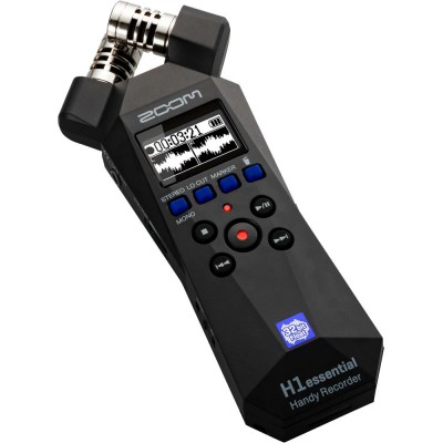 Zoom H1 essential Portable Recorder เครื่องบันทึกเสียงสเตอริโอแบบพกพา รองรับระบบ 32-Bit Float ประกันศูนย์ไทย
