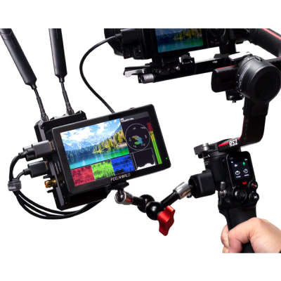 FEELWORLD LUT5 5.5 Inch 3000nit Touchscreen DSLR Camera Field Monitor F970 Power and Install Kit ประกันศูนย์ไทย