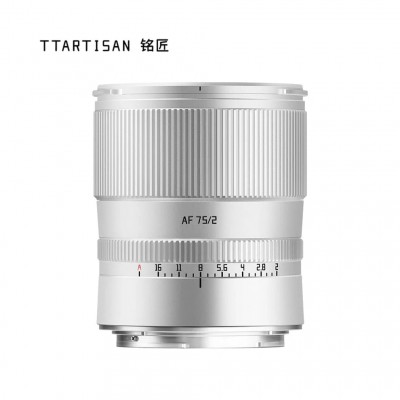 TTArtisan AF 75mm f2 Full Frame Auto Focus Z - Silver ประกันศูนย์ไทย