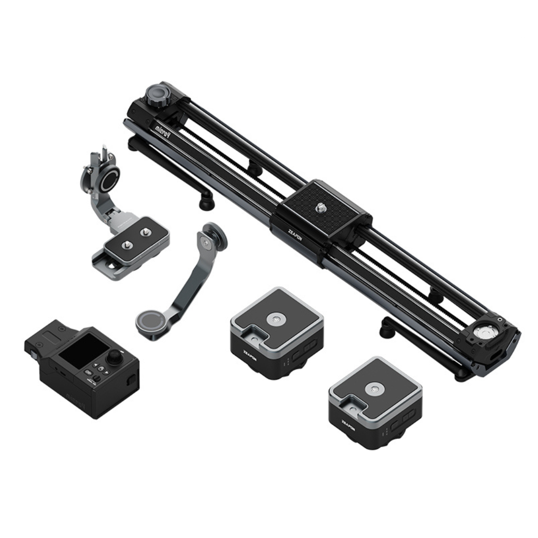 Zeapon Micro4 Motorized Double Distance Slider E1000 + PONS Pan & Tilt ...