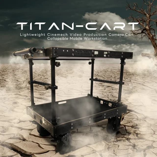 DigitalFoto Titan Cart 300kg Payload Video Production Camera Cart ...