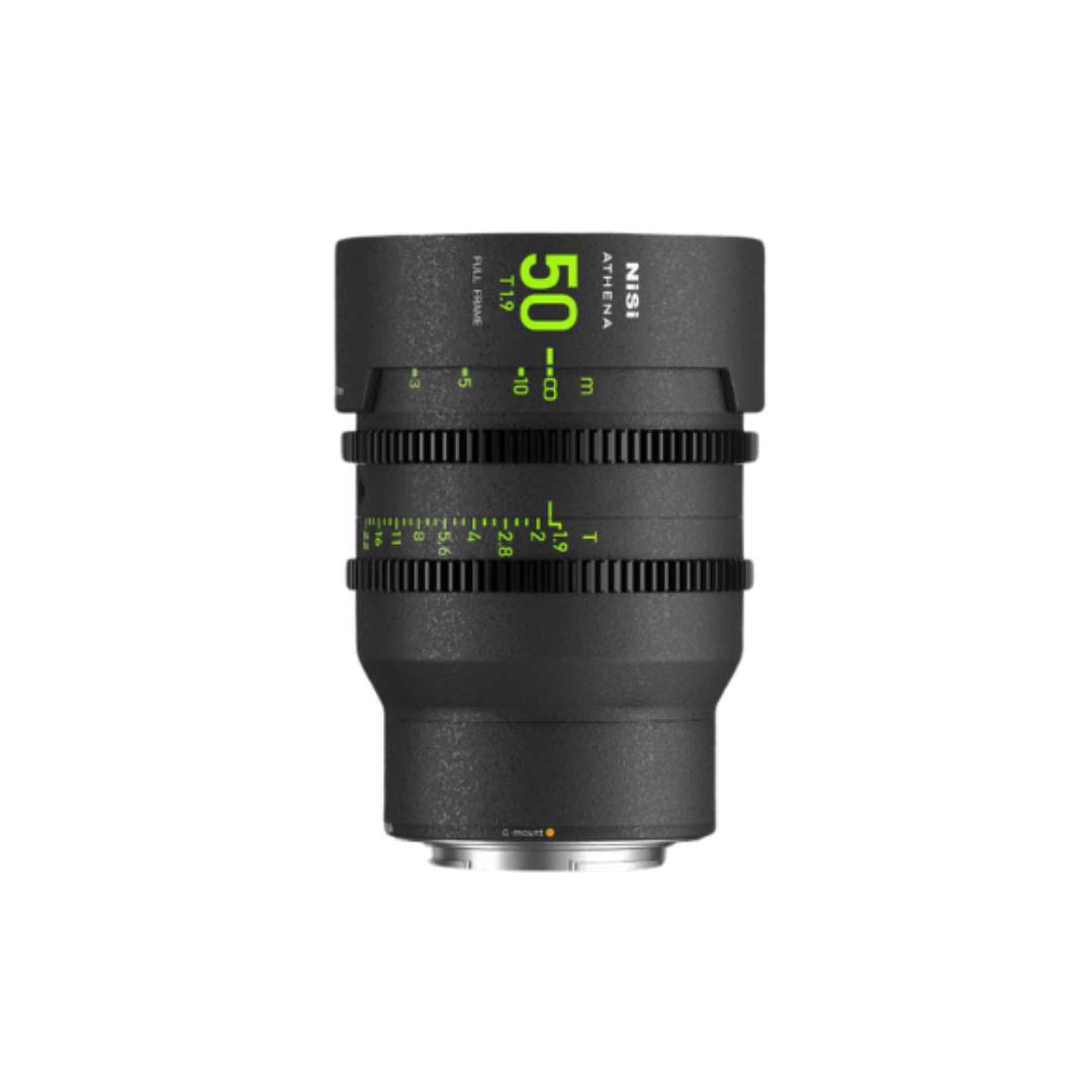 NiSi ATHENA Prime 50mm T1.9 Full Frame Cinema Lens for Fuji G-Mount (NO ...