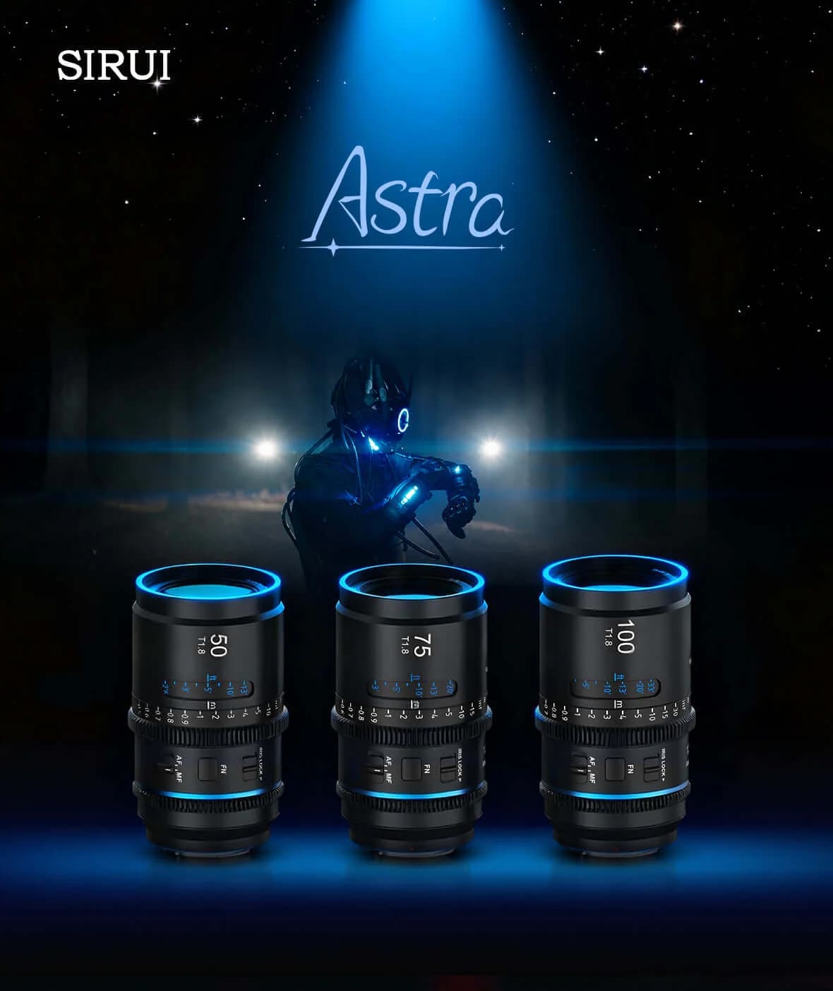 SIRUI Astra 100mm T1.8 Auto Focus Full Frame Anamorphic Lens 1.33x